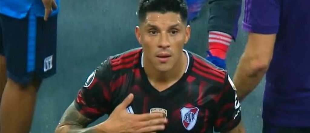 El gesto provocador de Enzo Pérez tras el empate de River