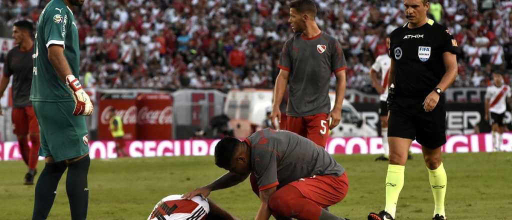 La figura de River sufrió una grave lesión