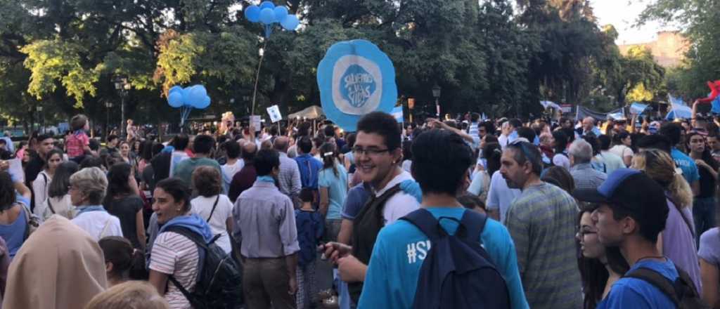 En Mendoza dijeron "no al aborto", en la previa al debate