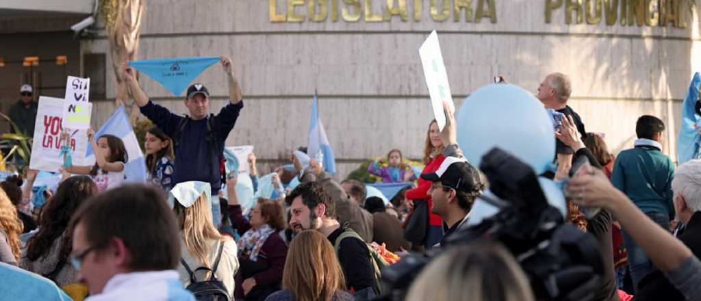 La "Ola Celeste" de San Juan criticó el aborto a la nena violada