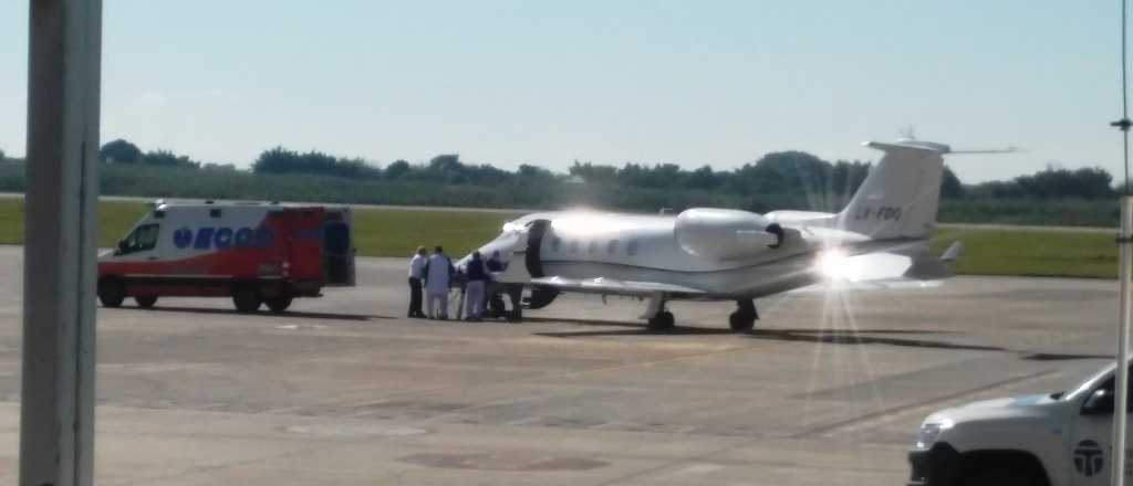 Un avión traslada a Sergio Denis de Tucumán a Buenos Aires