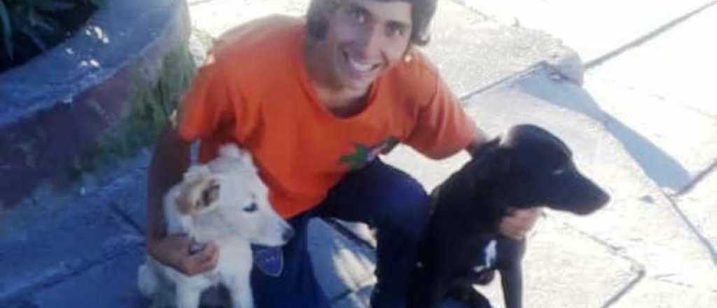 Llegó Lucas, el mendocino que viajó a dedo desde Jujuy con sus perros