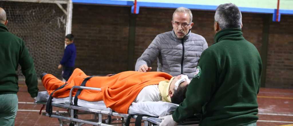 Una caída le desfiguró la cara a un jugador mendocino de futsal 