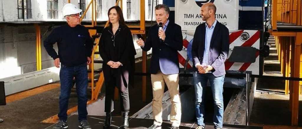 Macri y Vidal presentaron nuevo sistema de frenos ferroviarios