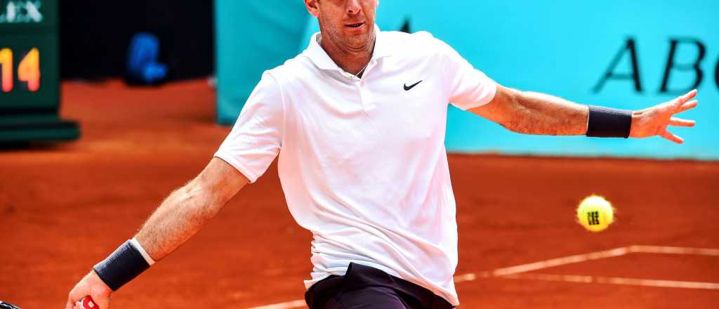 Volvió: Del Potro ganó en su debut en el Masters de Roma