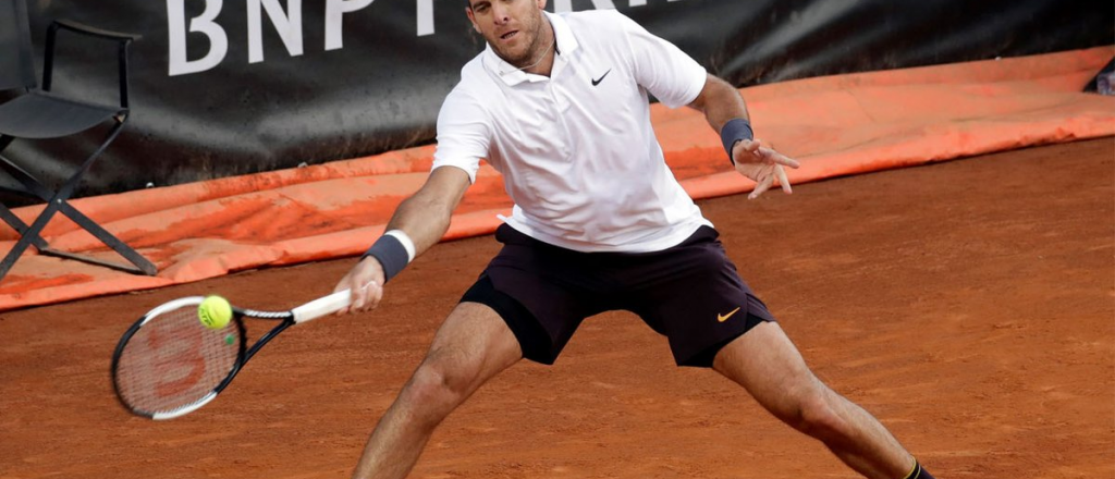 Del Potro ganó su segundo partido en el mismo día y pasó a cuartos de final