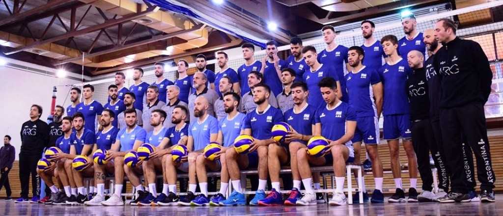 La selección de voley ya llegó a Mendoza para la Liga de las Naciones