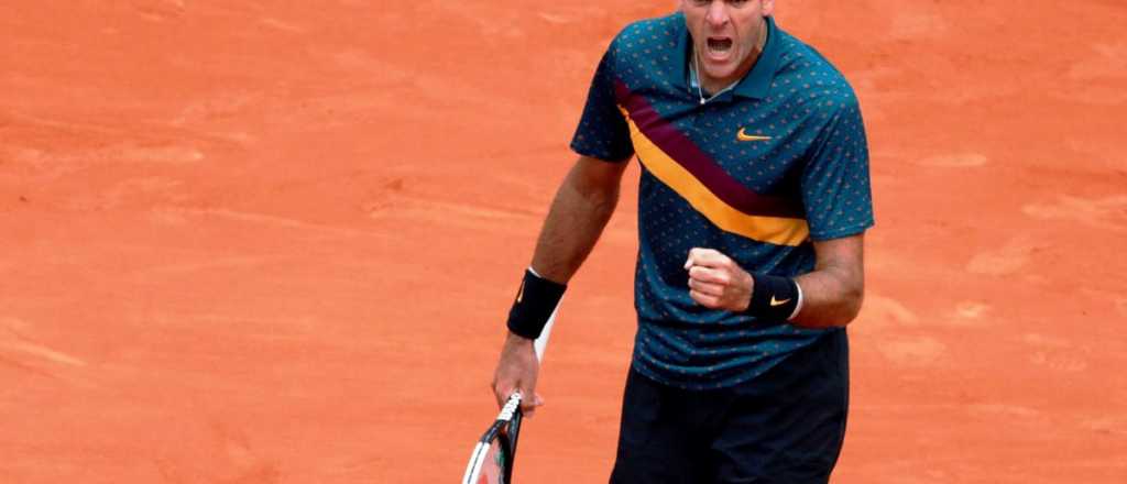 Del Potro ganó y está en segunda ronda de Roland Garros