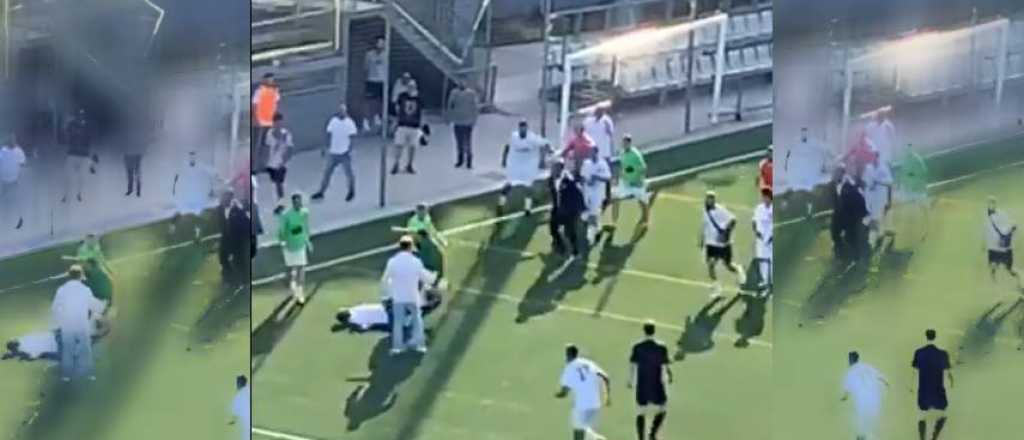 Video: brutal pelea en el ascenso español