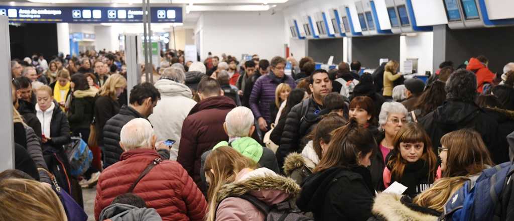 Mala semana para volar: demoras y cancelaciones por medidas de fuerza