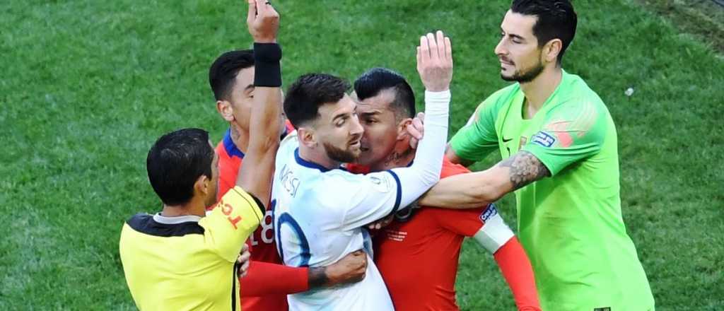 Video: así fue la injusta expulsión de Messi ante Chile