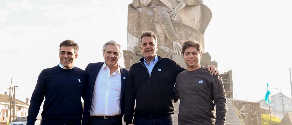 Alberto Fernández, Massa y Kicillof, primer acto de campaña juntos