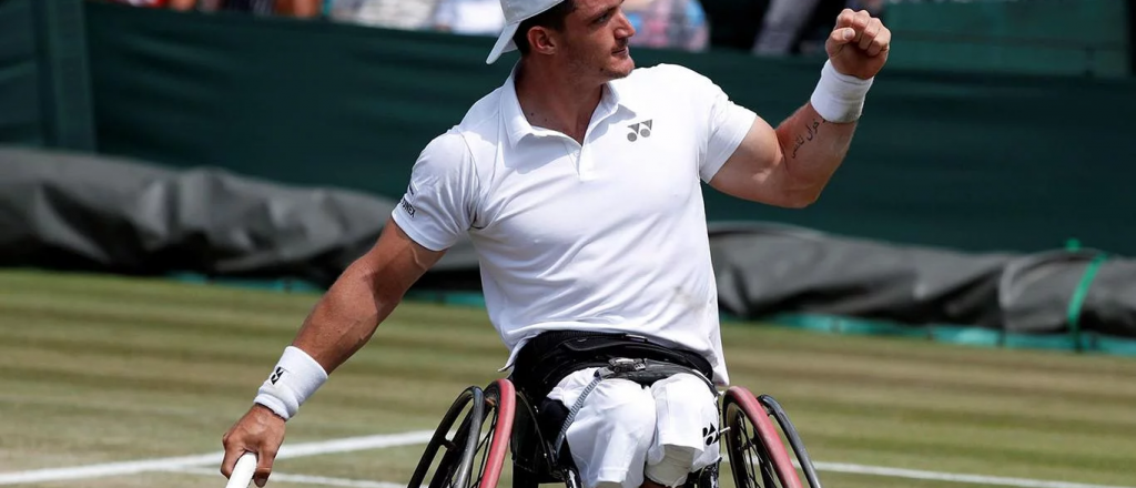 Gustavo Fernández conquistó Wimbledon y hace historia en el tenis adaptado