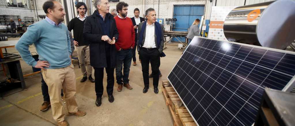 Macri y Cornejo recorrieron Impsa y Energe