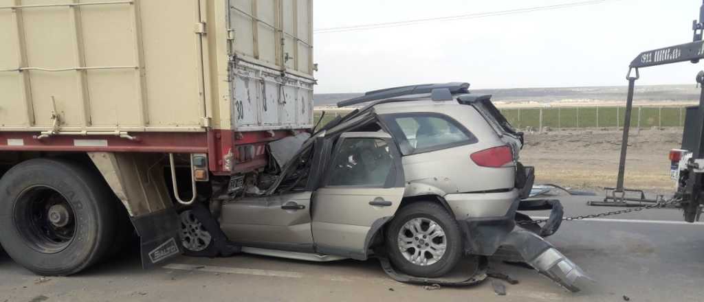 Choques en cadena en Tunuyán: 16 vehículos sobre ruta 40