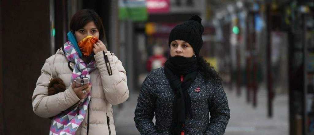 Más de la mitad del país con temperaturas por debajo de los 10 grados