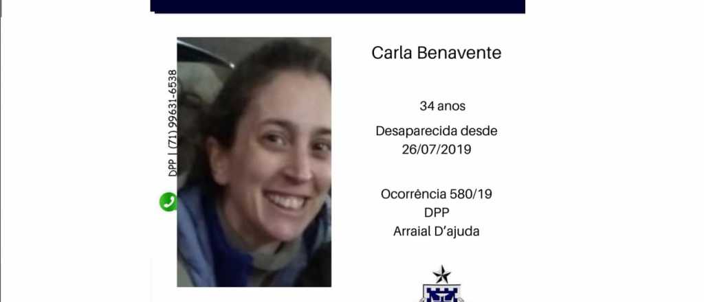 Buscan a una argentina en Brasil: la familia perdió contacto hace una semana