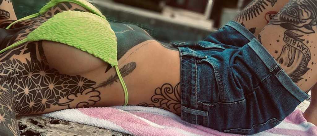 La foto íntima de Cande Tinelli