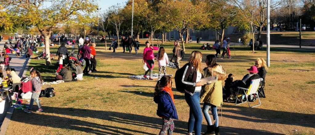 Con sol y buen tiempo, los mendocinos celebraron la primavera