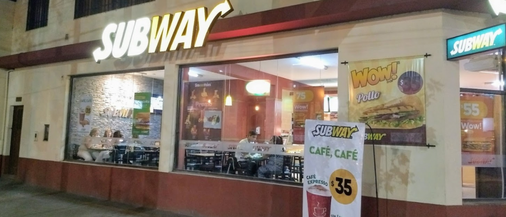 Asaltaron un local de Subway en Ciudad