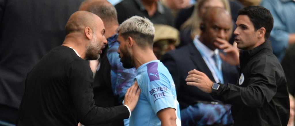 Video: Agüero y Guardiola tuvieron una tensa discusión