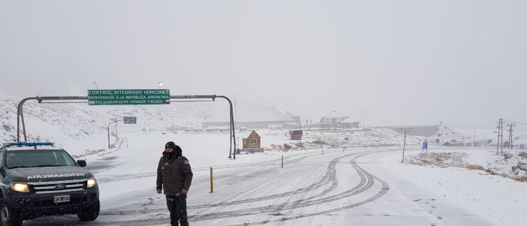 El Manzano Histórico y Horcones amanecieron tapados de nieve