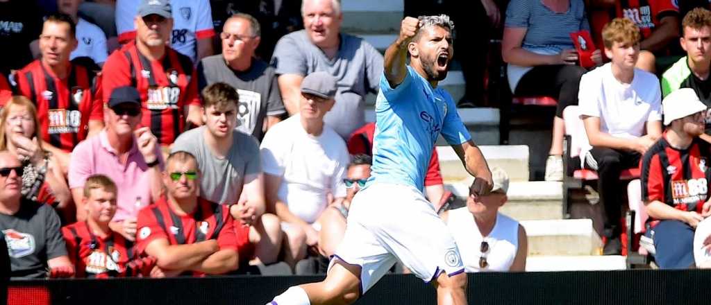 Agüero volvió a meter dos goles y Manchester City ganó de visitante