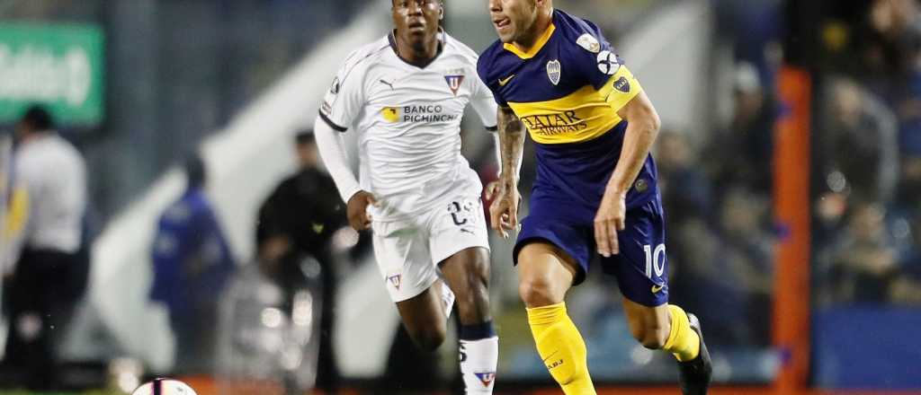 Boca empató con Liga de Quito y clasificó a las Semifinales de la Copa