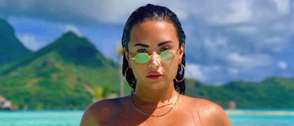 Demi Lovato mostró su celulitis con una foto sin editar