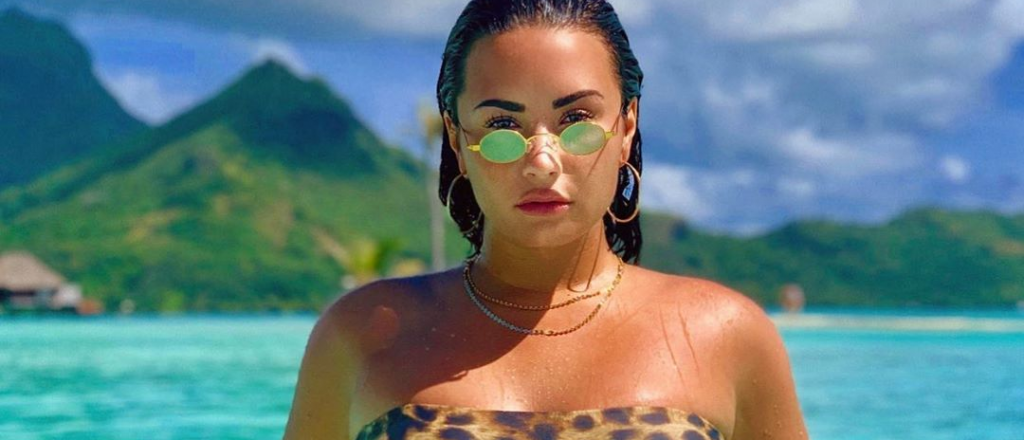 Demi Lovato mostró su celulitis con una foto sin editar