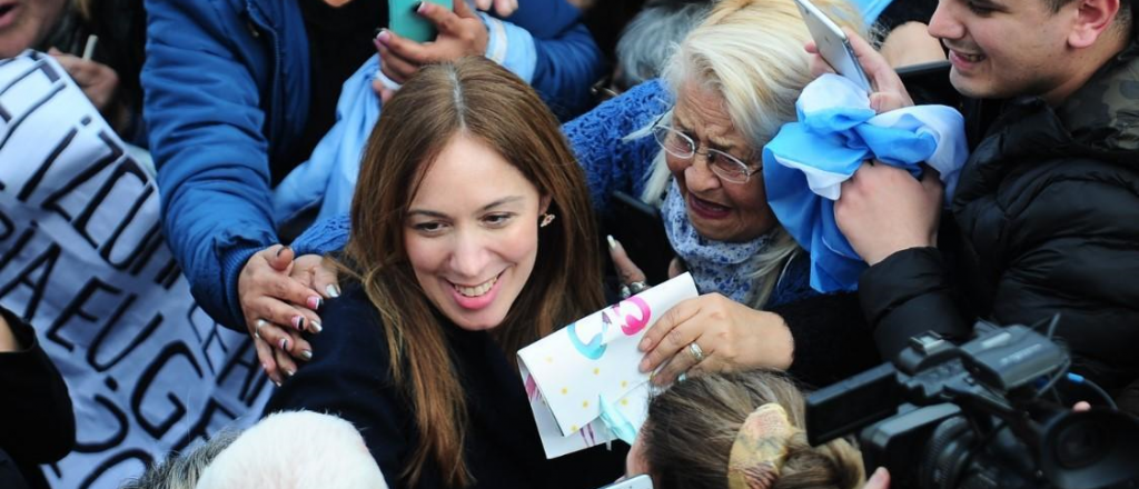 Militantes y vecinos marcharon en apoyo a Vidal en el día su cumpleaños