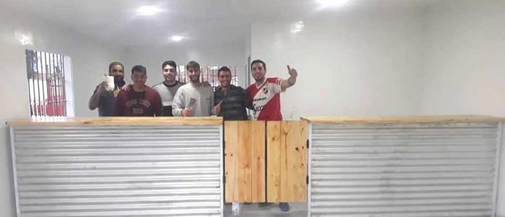 La cantina del Deportivo Maipú fue renovada gracias a los hinchas