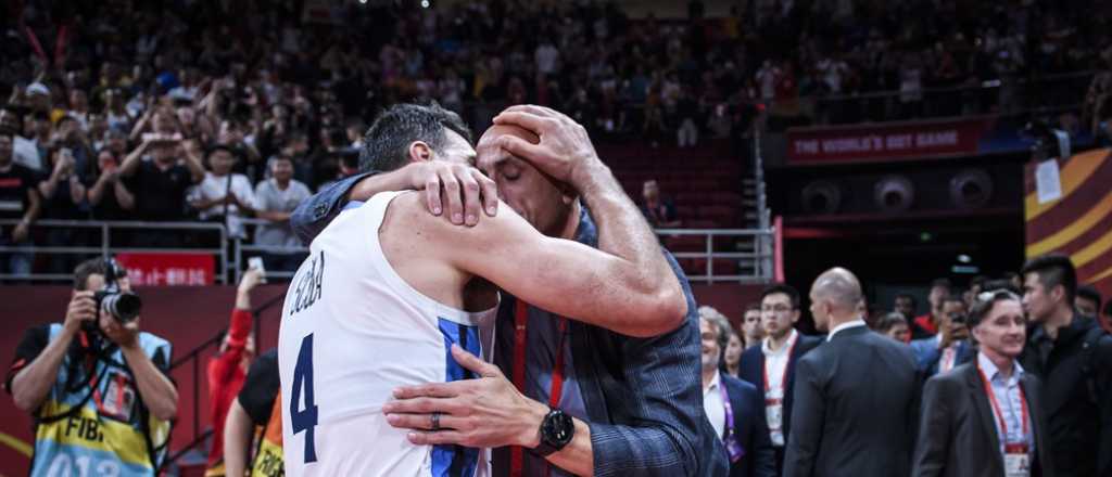 Video: el conmovedor abrazo del alma entre Manu Ginóbili y Scola