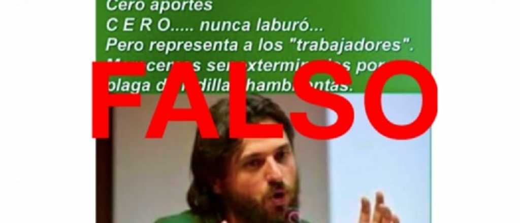 Es falso que Grabois tiene "cero aportes" y "nunca laburó"