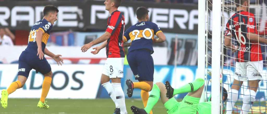 Boca venció a San Lorenzo y es el único líder de la Superliga