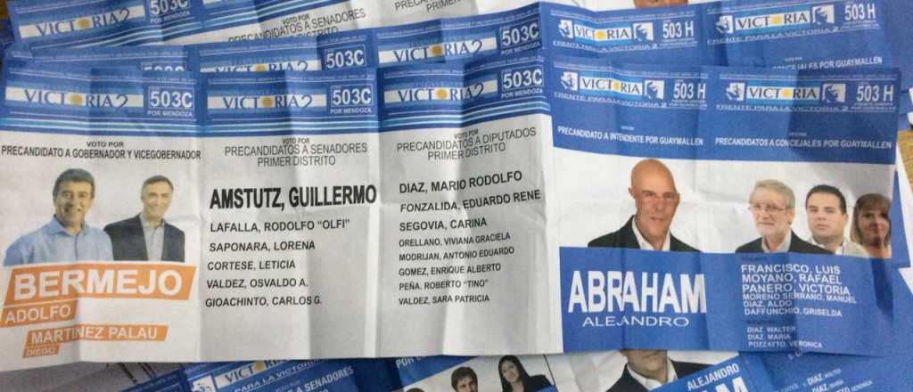 Estas son las boletas truchas con las que quisieron hacer fraude en Guaymallén