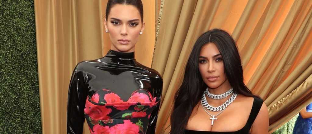 Kendall opacó a su hermana Kim Kardashian en los Emmy: memes