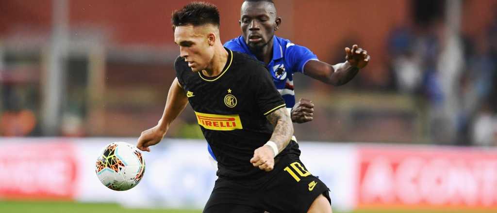 Inter, con Lautaro Martínez, ganó y sigue puntero en la Serie A