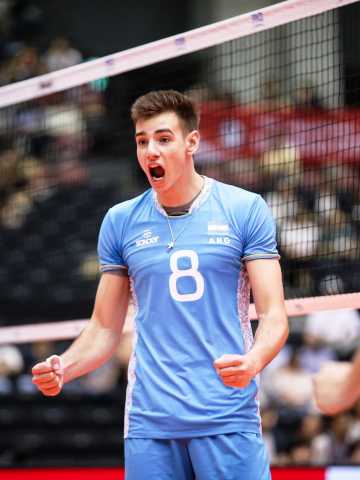 Voley Con El Mendocino Loser Argentina Le Gano 3 A 1 A Estados Unidos Mendoza Post