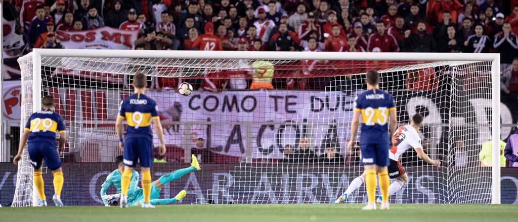 River pegó primero y venció a Boca 2 a 0