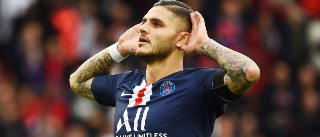 Mauro Icardi metió otro gol y París Saint Germain goleó a Angers