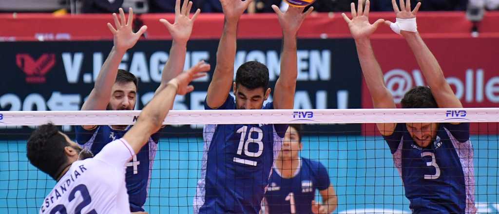 Copa del Mundo de Voley: Irán venció a Argentina ajustadamente