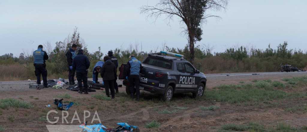 Motociclista chileno murió al chocar de frente contra un camión en Lavalle