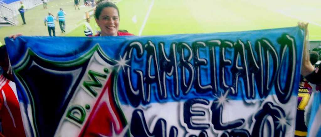 La fanática de Maipú que sueña con viajar viendo partidos de fútbol