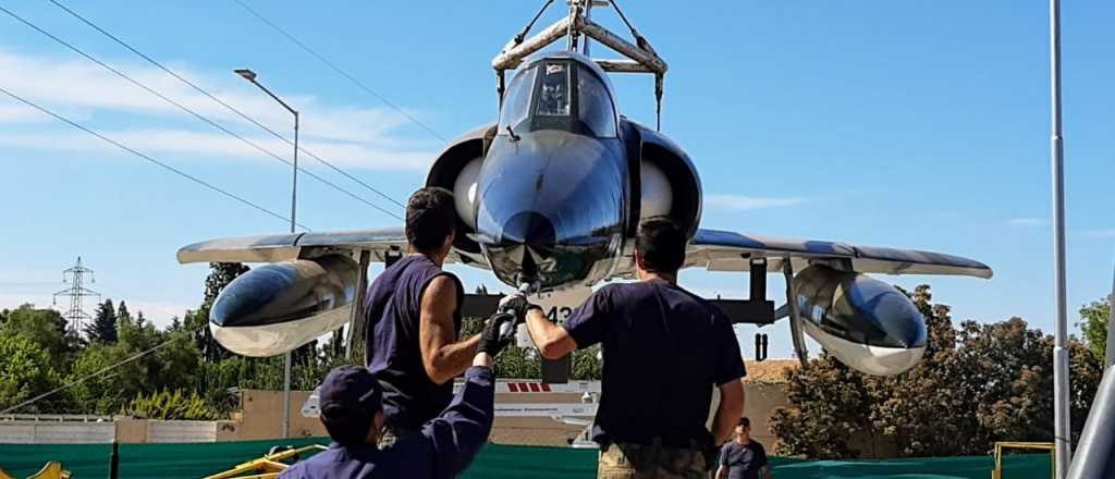 Este jueves inauguran la "rotonda del avión" de Luján de Cuyo