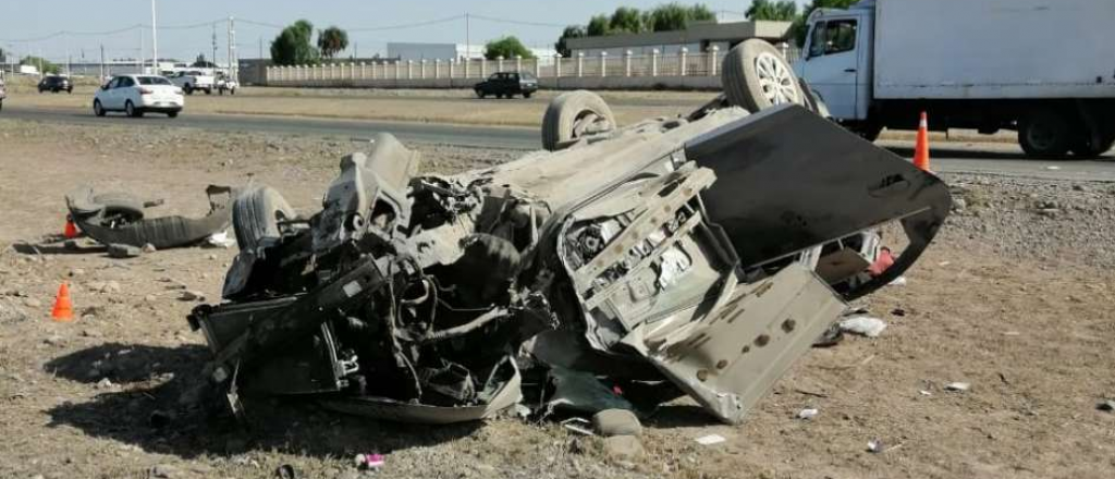 Murió un hombre en un choque en el Acceso Este