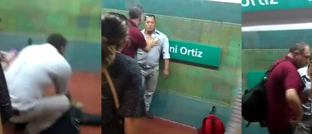 Video: un hombre desmayó a golpes a una mujer trans, en el subte porteño