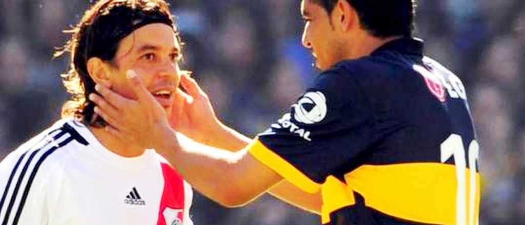 El "palito" de Riquelme para Gallardo y los elogios hacia Bianchi