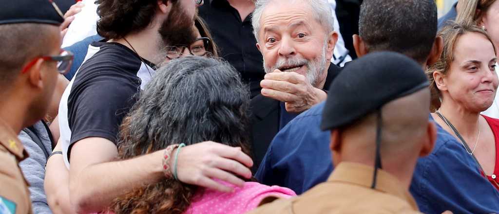 El ex presidente Lula Da Silva fue liberado de la prisión