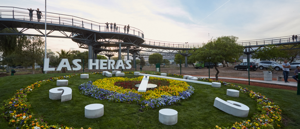 Un reloj de flores pondrá color al oeste de Las Heras